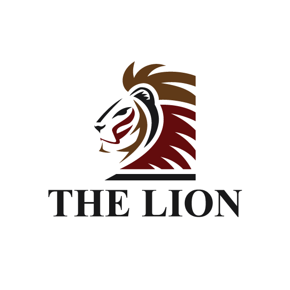 the lion logo template