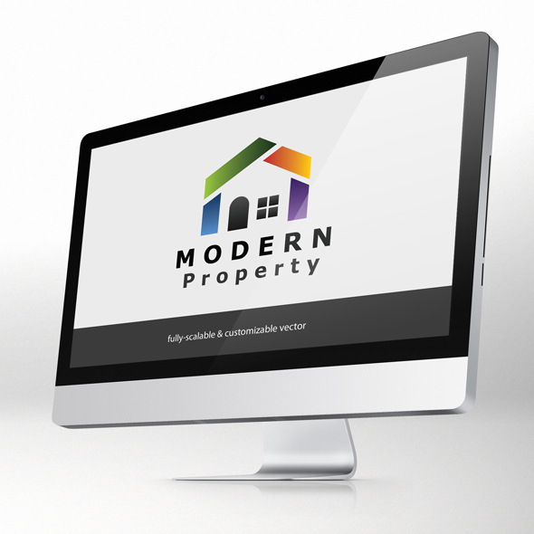 modern property logo