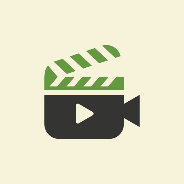 movie camera logo