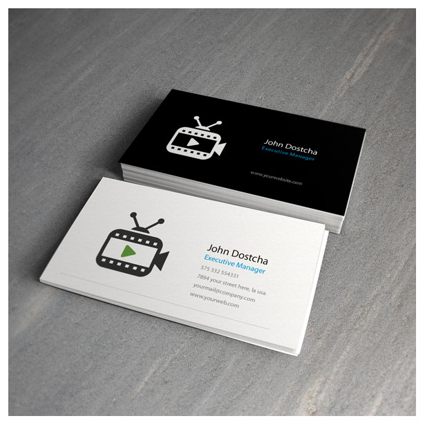 video television tv movie logo template preview