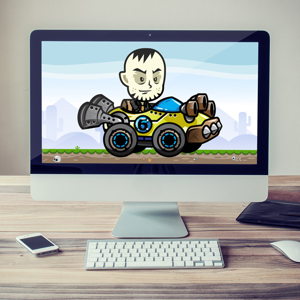 Jack The Racing Game Character Sprites